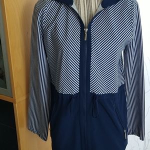 SOLD!!! Chico's zenergy stripe anorak jacket